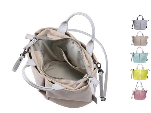 【豊岡鞄 つつむ S3601 ミント】TUTUMUスェード Marche petit ショルダーバッグ